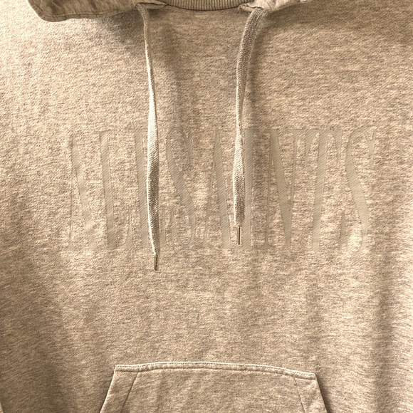 All Saints Logo Hoodie Sweatshirt Size XS in Gray Marl - Picture 2 of 6